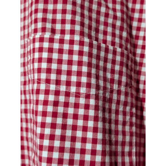 Ralph Lauren Classic Fit Red Gingham Check Cotton Button Down Shirt Mens Size L - Picture 5 of 10